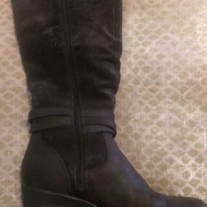 Ugg knee high wedge boots